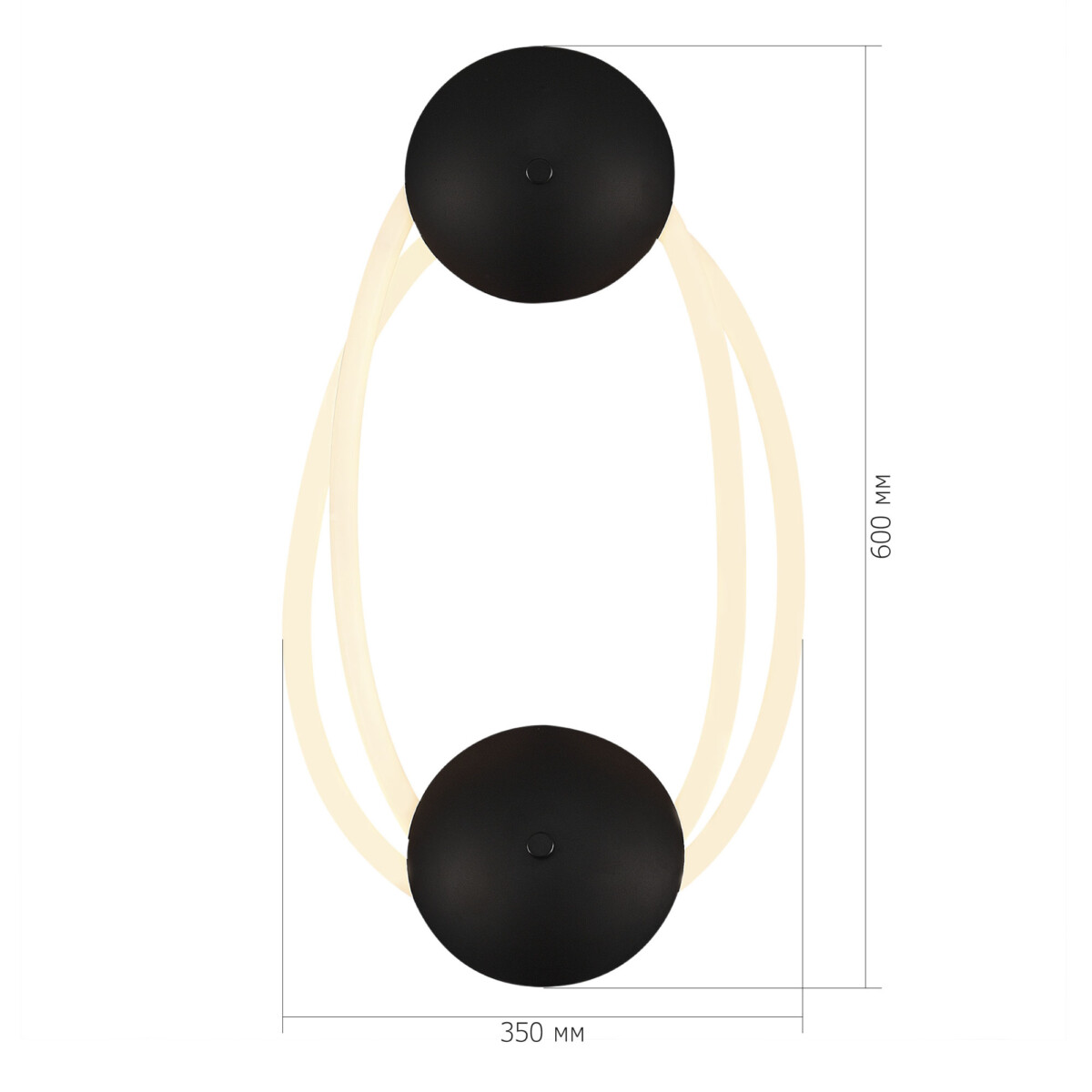 SL6102.421.30 Светильник настенный ST-Luce Черный/Белый LED 1*30W 3000K SAGRATO — изображение 3