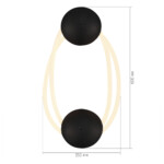 SL6102.421.30 Светильник настенный ST-Luce Черный/Белый LED 1*30W 3000K SAGRATO — изображение 3