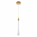 SL6103.203.01 Подвес ST-Luce Золотистый/Прозрачный LED 1*3W 4000K Faenza — изображение 2