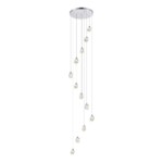 SL6114.103.12 Светильник подвесной ST-Luce Хром/Прозрачный LED 12*3W 3000K CASCATO