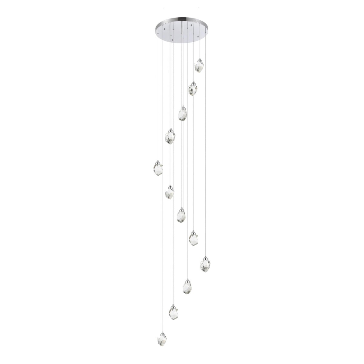 SL6114.103.12 Светильник подвесной ST-Luce Хром/Прозрачный LED 12*3W 3000K CASCATO — изображение 2