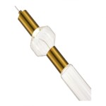 SL6117.203.02 Светильник подвесной ST-Luce Латунь/Золотой, Прозрачный LED 2*3W 3000K TACCHE — изображение 3