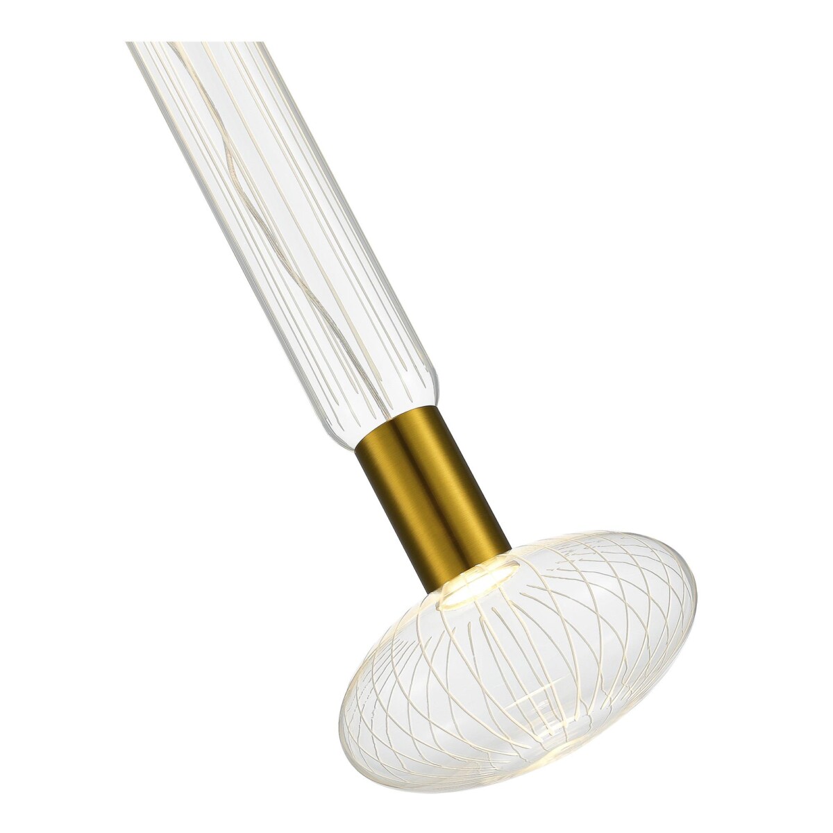 SL6117.213.02 Светильник подвесной ST-Luce Латунь/Золотой, Прозрачный LED 2*3W 3000K TACCHE — изображение 3