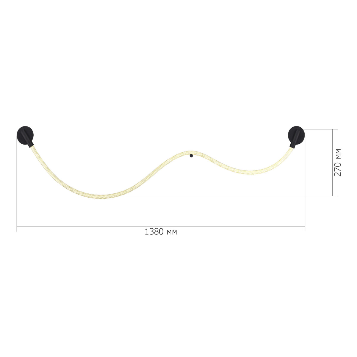SL6118.401.01 Светильник настенный ST-Luce Черный/Белый LED 1*20W 4000K MARLOW — изображение 3