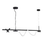 SL6118.403.03 Светильник подвесной ST-Luce Черный/Черный LED 2+1*3+11W 4000K MARLOW — изображение 2