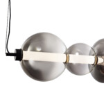 SL6119.413.40 Светильник подвесной ST-Luce Черный/Дымчато-Серый LED 1*40W 3000K PERLINA — изображение 4