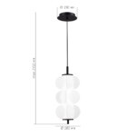 SL6121.403.01 Светильник подвесной ST-Luce Черный/Белый LED 1*9W 3000K TALISMAN — изображение 5