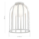 SL6129.502.01 Светильник потолочный ST-Luce Белый/Белый E27 1*60W NORDIC — изображение 5