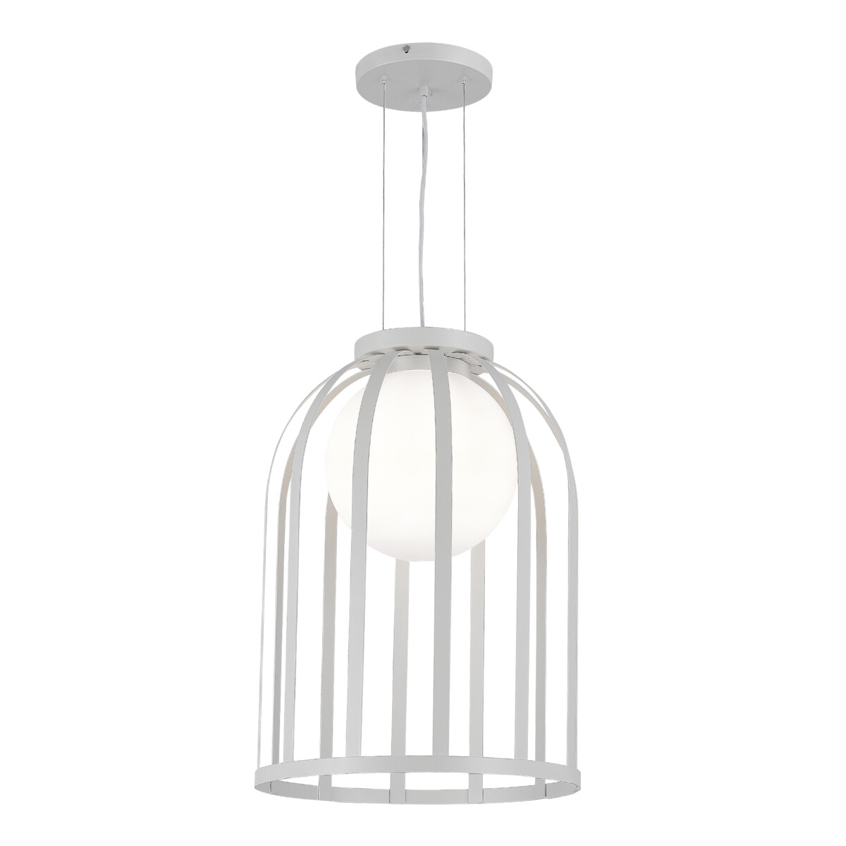 SL6129.503.01 Светильник подвесной ST-Luce Белый/Белый E27 1*60W NORDIC — изображение 1