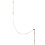 SL6132.301.20 Светильник настенно-потолочный ST-Luce Латунь/Белый LED 1*20W 3000K STRAP — изображение 2