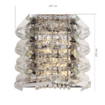 SL6137.101.02 Светильник настенный ST-Luce никель/прозрачный E14 2*40W STROZZI — изображение 5