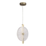 SL6141.303.01 Светильник подвесной ST-Luce бронза/прозрачный LED 1*11W 4000K WASI — изображение 3