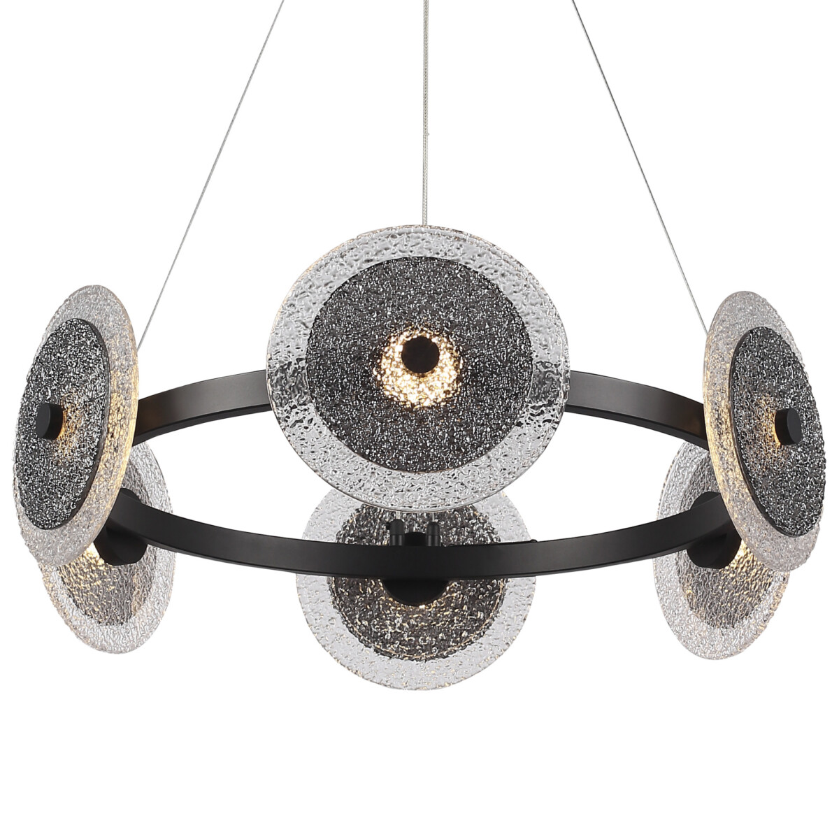 SL6142.433.01 Светильник подвесной ST-Luce черный/дымчатый LED 1*34W 4000K ALUMNO — изображение 3