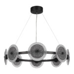 SL6142.443.01 Светильник подвесной ST-Luce черный/дымчатый LED 1*44W 4000K ALUMNO — изображение 2