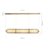 SL6144.313.01 Светильник подвесной ST-Luce латунь/Шампань LED 1*37W 4000K SAGUARO — изображение 5