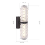 SL6144.401.01 Светильник настенный ST-Luce черный/прозрачный LED 1*11W 4000K SAGUARO — изображение 5