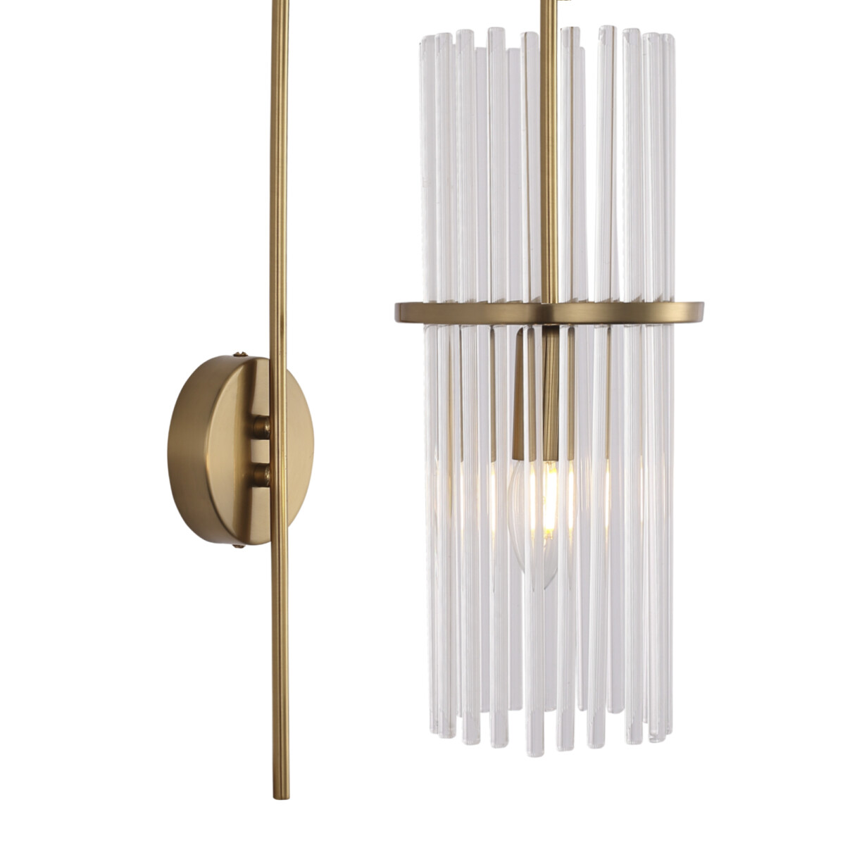 SL6145.301.01 Светильник настенный ST-Luce латунь/прозрачный E14 1*40W TASSE — изображение 2