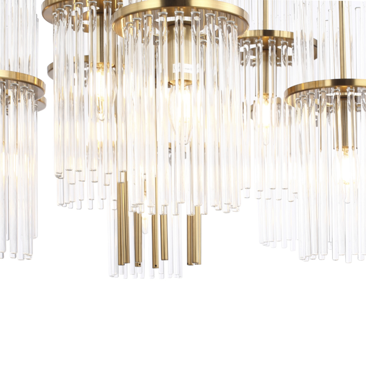 SL6145.303.09 Светильник подвесной ST-Luce латунь/прозрачный E14 9*40W TASSE — изображение 4