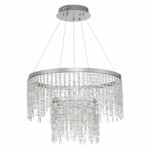 SL6201.103.55 Люстра подвесная ST-Luce Серебристый/Прозрачный LED 1*55W 3000K/4000K/6000K VEGA — изображение 2