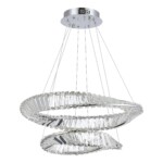 SL6204.101.02 Светильник подвесной ST-Luce Хром/Прозрачный LED 1*52W 4000K RITORTO — изображение 2