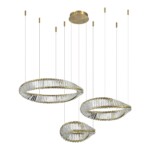 SL6204.311.03 Светильник подвесной ST-Luce Латунь/Прозрачный LED 1*97W 4000K RITORTO — изображение 2