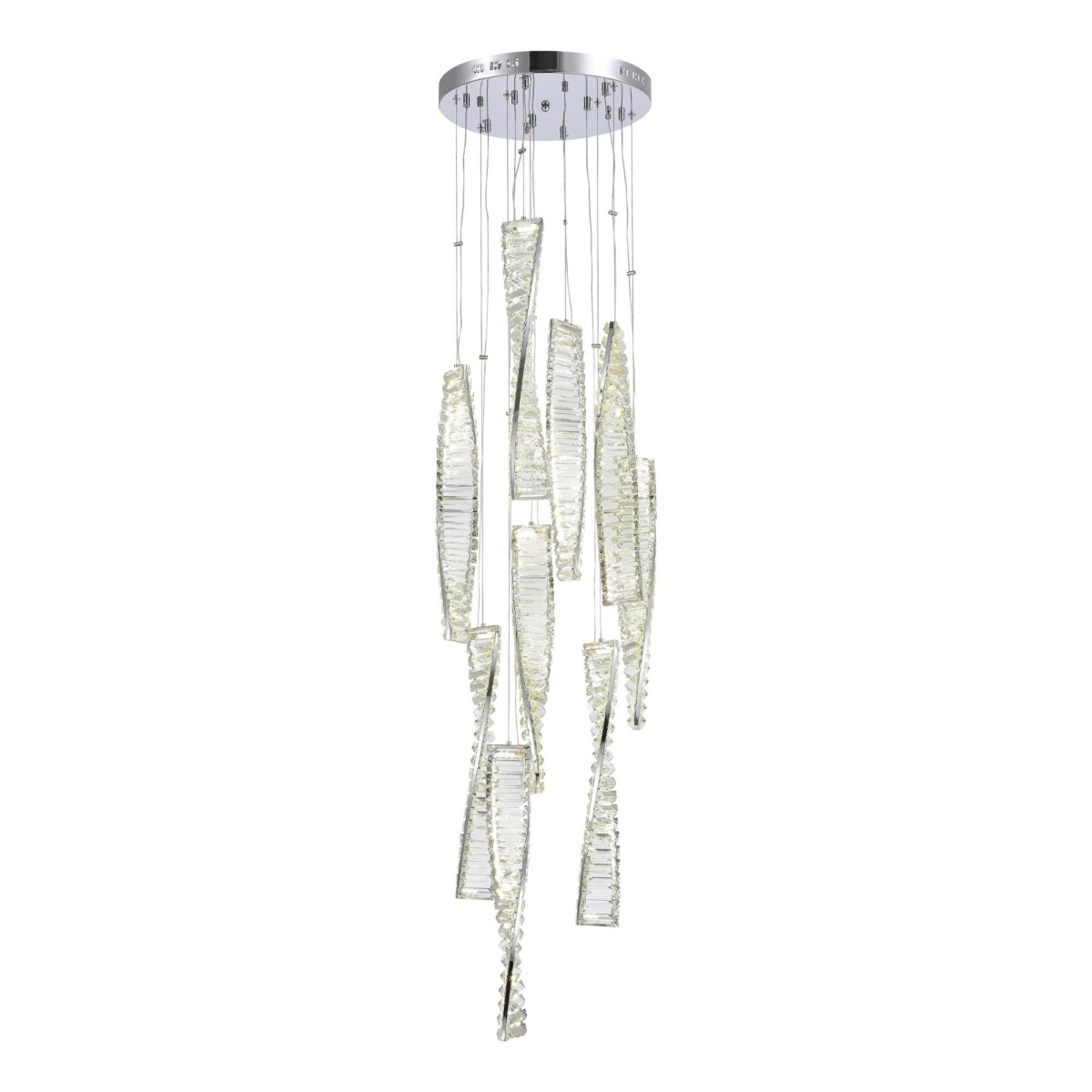 SL6205.103.09 Светильник подвесной ST-Luce Хром/Прозрачный LED 1*99W 4000K ELICA — изображение 1