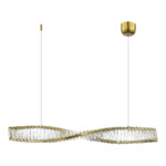 SL6205.313.01 Светильник подвесной ST-Luce Латунь/Прозрачный LED 1*21W 4000K ELICA — изображение 2