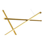 SL6207.213.37 Светильник подвесной ST-Luce Матовое золото LED 1*37W 3000K RETICO — изображение 3