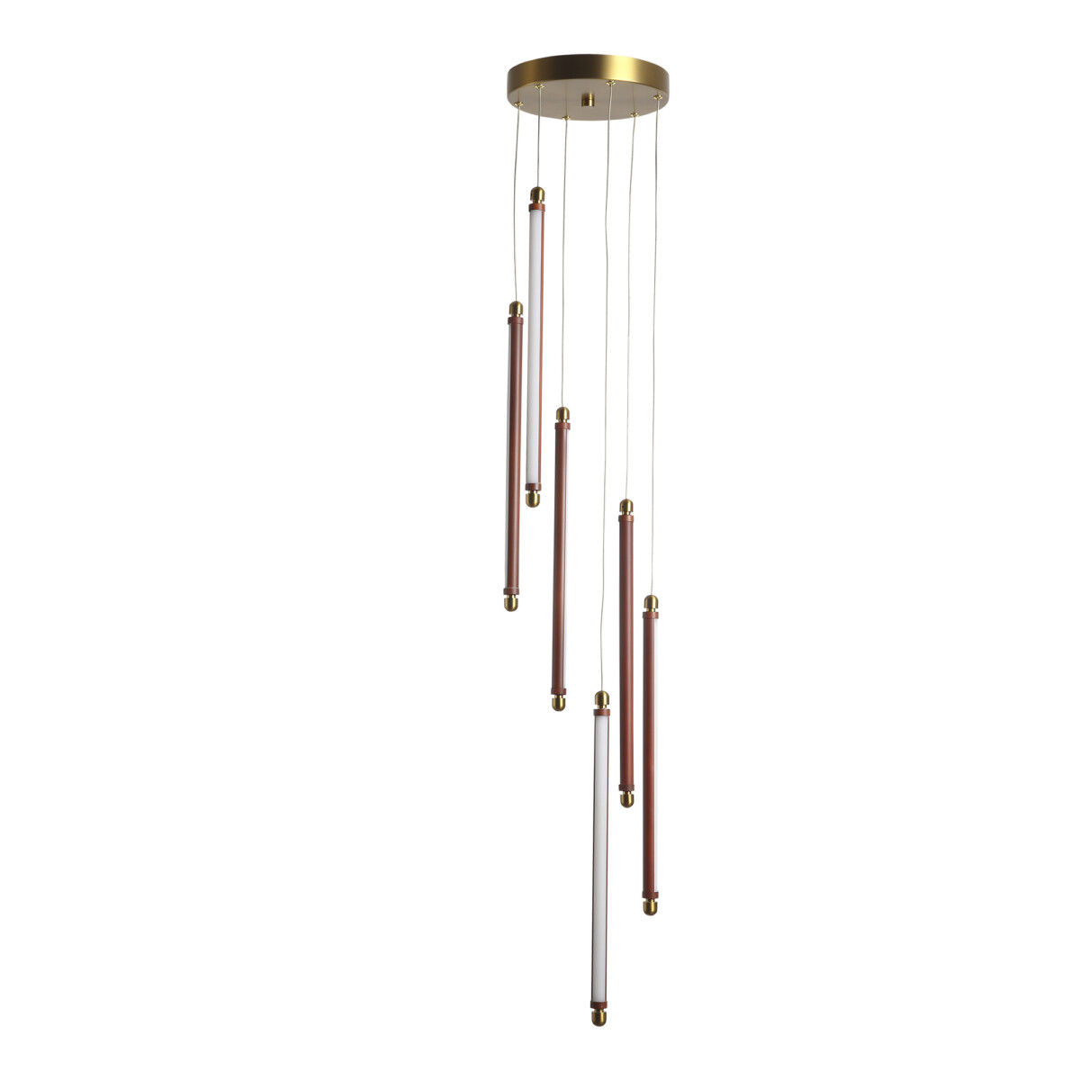 Уценка SL6225.303.06 Светильник подвесной ST-Luce Латунь/Терракотовый, Белый LED 6*5W 3000K BRICK — изображение 2
