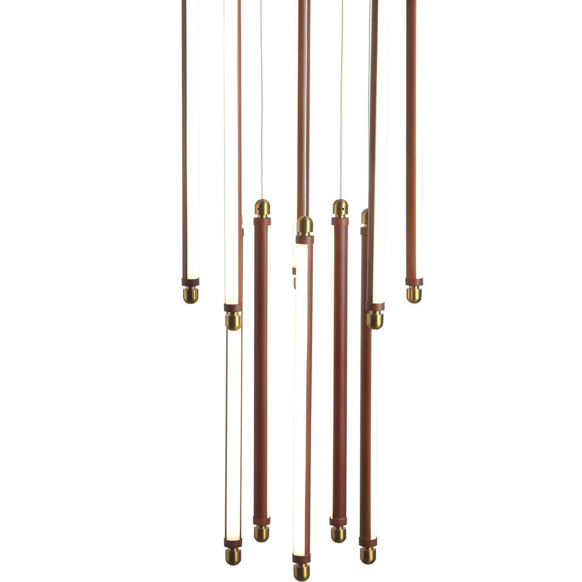 Уценка SL6225.303.10 Светильник подвесной ST-Luce Латунь/Терракотовый, Белый LED 10*6,5W 3000K BRICK — изображение 5