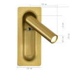 SL6238.301.01 Светильник настенный ST-Luce латунь/латунь LED 1*3W 4000K PARILLA — изображение 9