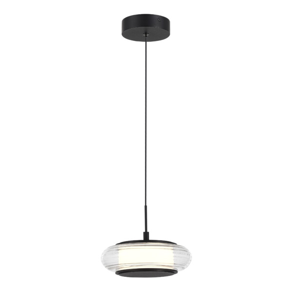 SL6239.403.01 Светильник подвесной ST-Luce черный/прозрачный LED 1*7W 3000K FRITTELA