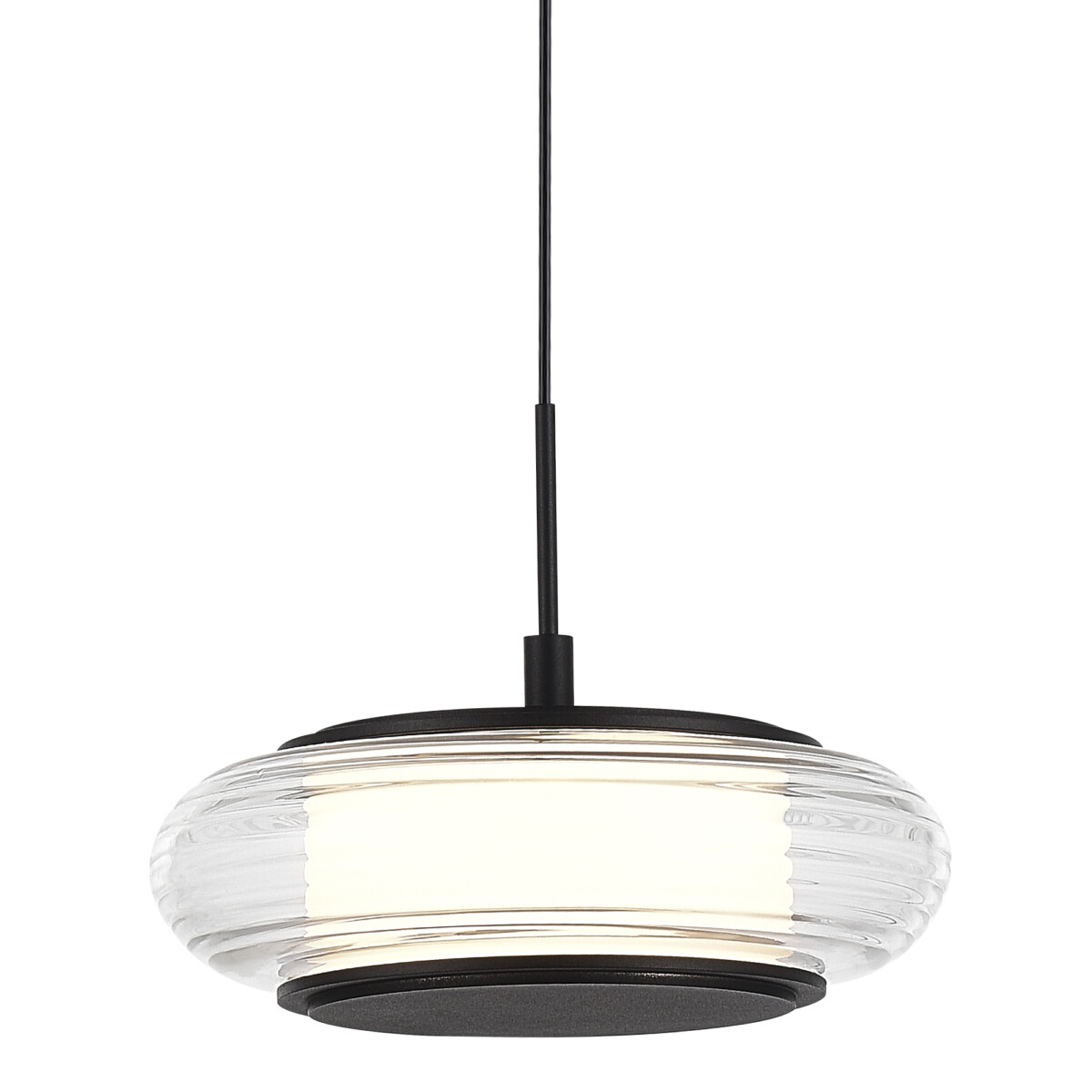 SL6239.403.01 Светильник подвесной ST-Luce черный/прозрачный LED 1*7W 3000K FRITTELA — изображение 3