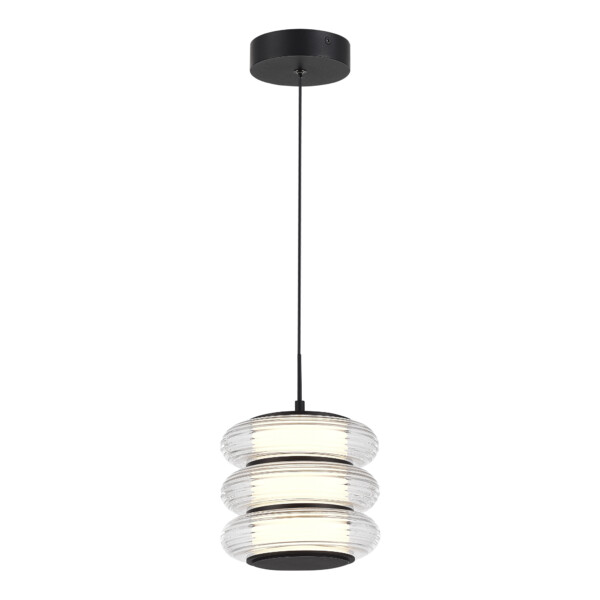 SL6239.403.03 Светильник подвесной ST-Luce черный/прозрачный LED 1*16W 3000K FRITTELA