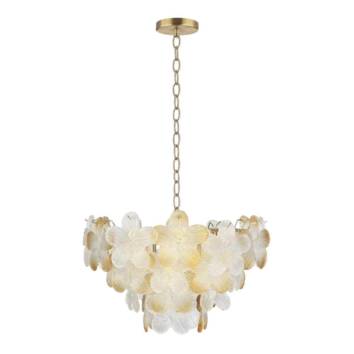 SL6240.203.06 Светильник подвесной ST-Luce золотистый/Прозрачный, янтарный E14 6*60W TENDER — изображение 3