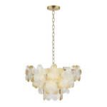 SL6240.203.06 Светильник подвесной ST-Luce золотистый/Прозрачный, янтарный E14 6*60W TENDER — изображение 3