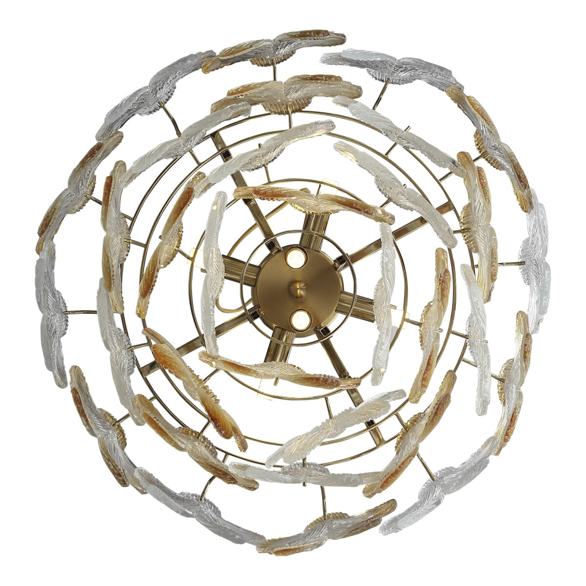 SL6240.203.06 Светильник подвесной ST-Luce золотистый/Прозрачный, янтарный E14 6*60W TENDER — изображение 5
