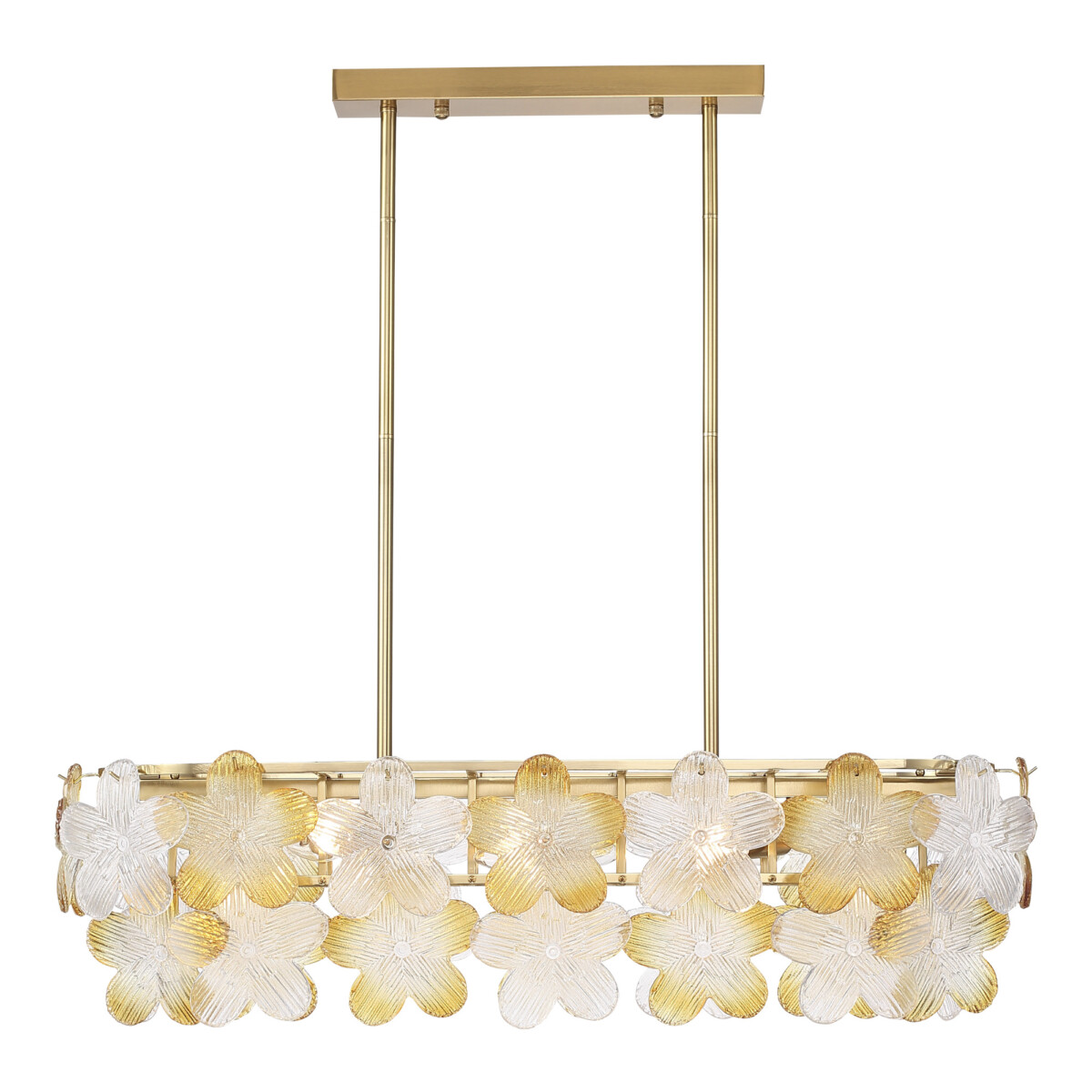 SL6240.203.08 Светильник подвесной ST-Luce золотистый/Прозрачный, янтарный E14 8*60W TENDER — изображение 3