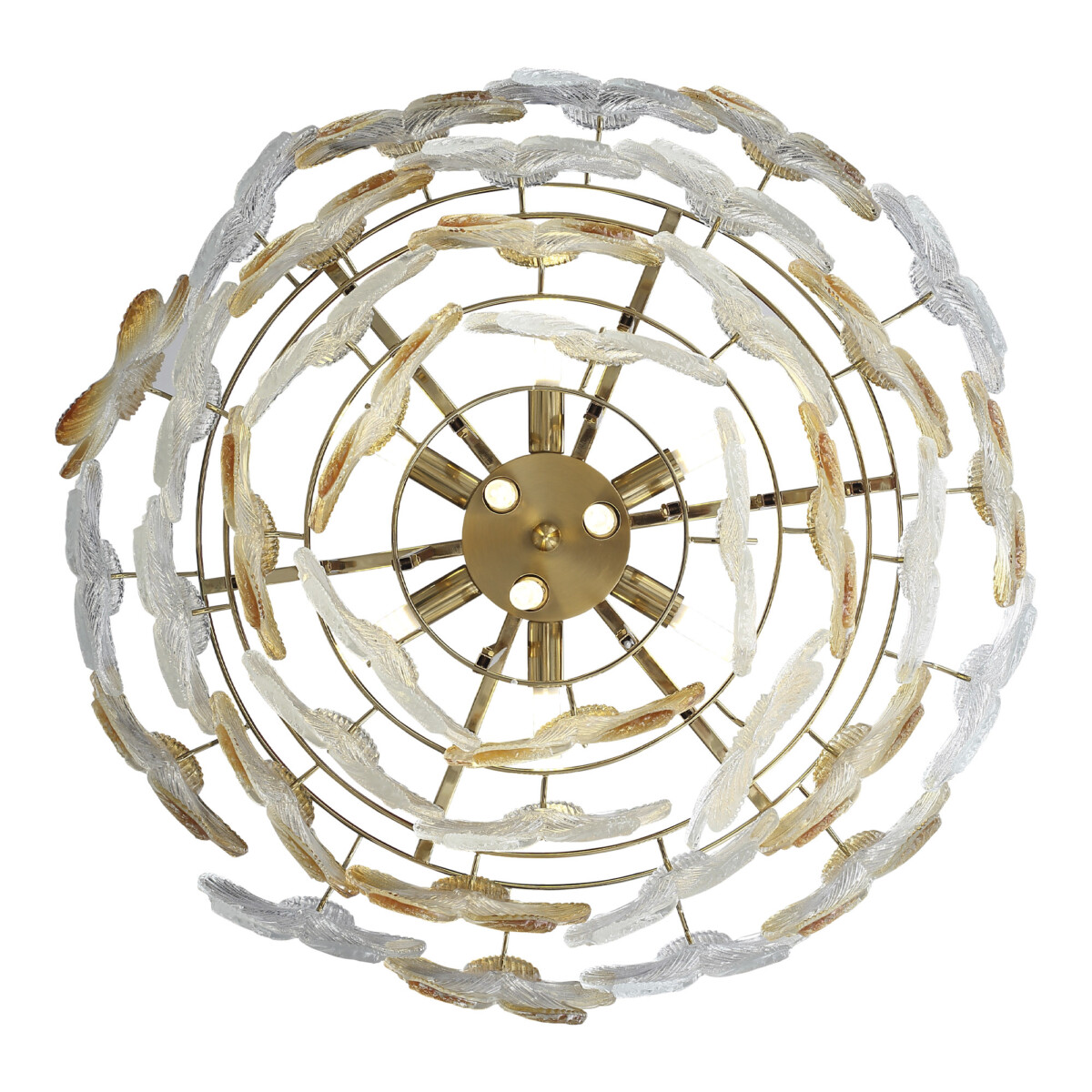 SL6240.203.12 Светильник подвесной ST-Luce золотистый/Прозрачный, янтарный E14 12*60W TENDER — изображение 5