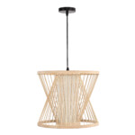 SL6241.503.01 Светильник подвесной ST-Luce Древесный/Белый E27 1*40W ALMA — изображение 2