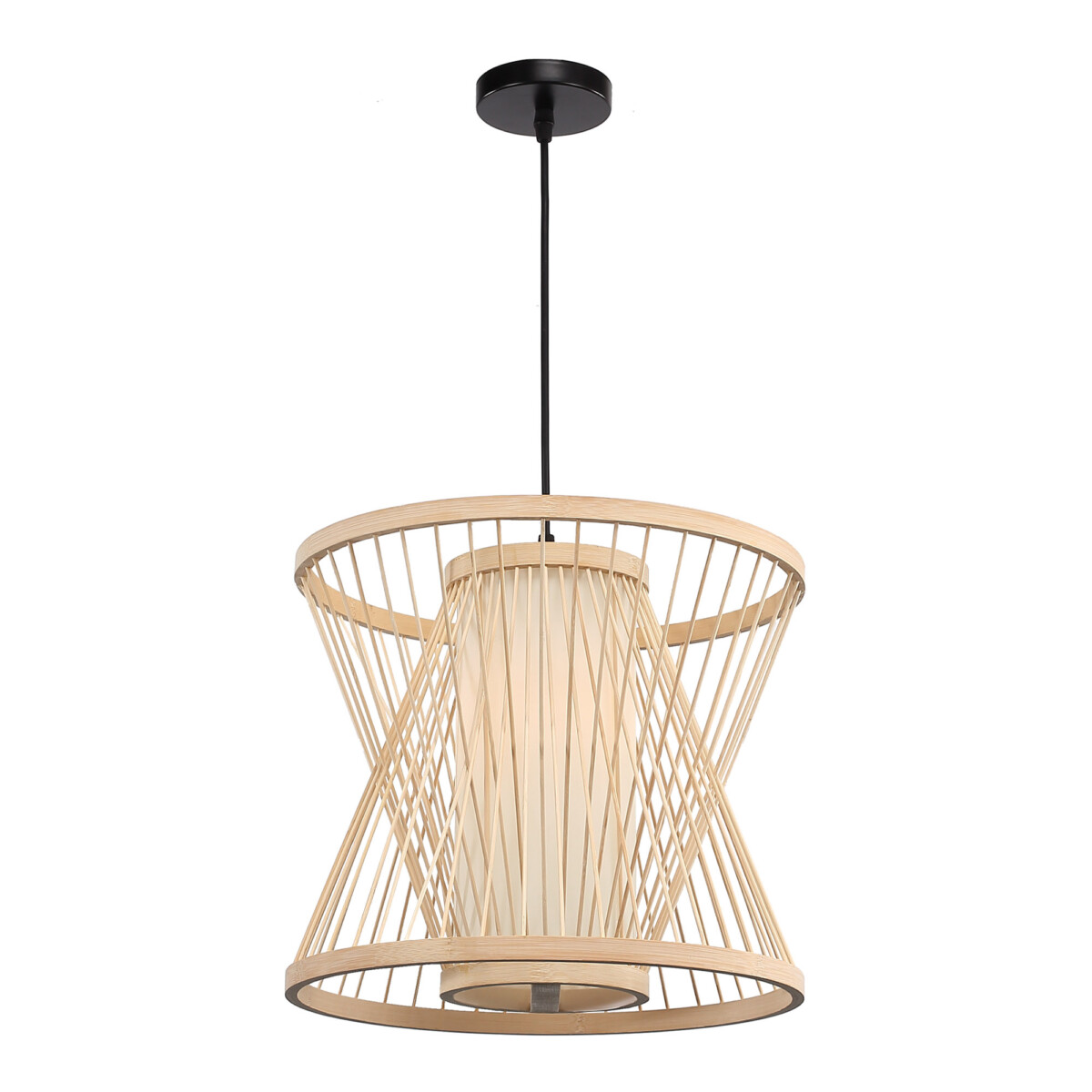 SL6241.503.01 Светильник подвесной ST-Luce Древесный/Белый E27 1*40W ALMA — изображение 3