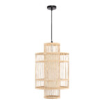 SL6241.523.01 Светильник подвесной ST-Luce Древесный/Белый E27 1*40W ALMA — изображение 2