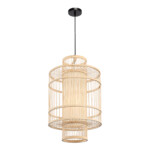 SL6241.523.01 Светильник подвесной ST-Luce Древесный/Белый E27 1*40W ALMA — изображение 3