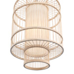 SL6241.523.01 Светильник подвесной ST-Luce Древесный/Белый E27 1*40W ALMA — изображение 4