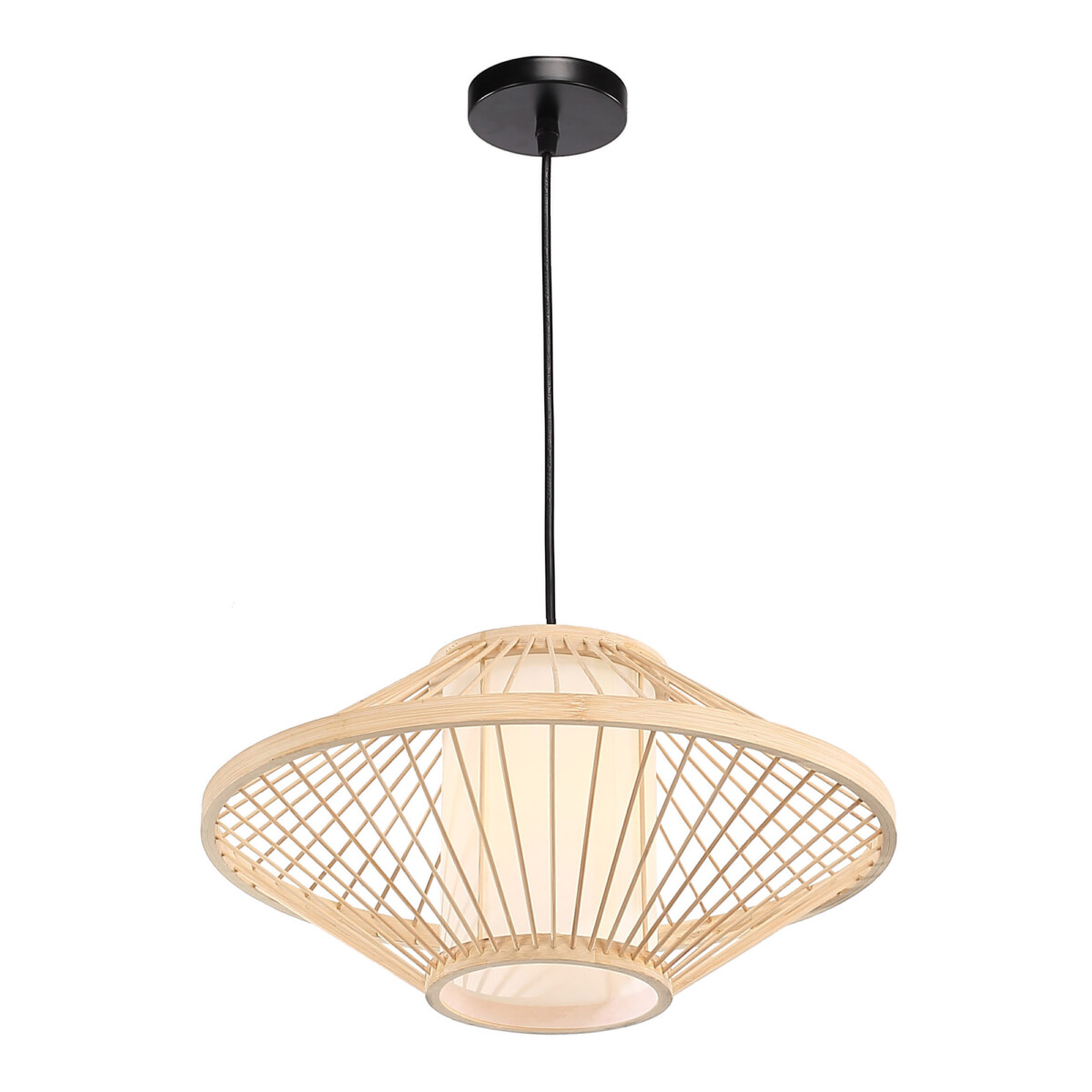 SL6241.533.01 Светильник подвесной ST-Luce Древесный/Белый E27 1*40W ALMA — изображение 3