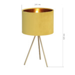 SL6242.204.01 Прикроватная лампа ST-Luce Золотистый/Желтый E27 1*40W FUEGO — изображение 5