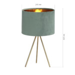 SL6242.704.01 Прикроватная лампа ST-Luce Золотистый/Зеленый E27 1*40W FUEGO — изображение 5