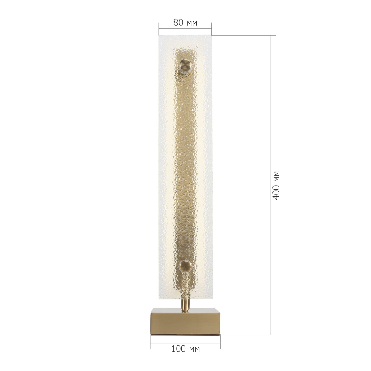 SL6245.204.01 Прикроватная лампа ST-Luce золотистый/Прозрачный LED 1*8W 4000K FAGY — изображение 6