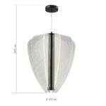 SL6509.413.01 Светильник подвесной ST-Luce Черный/Прозрачный LED 1*75W 4000K FESALE — изображение 4