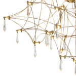 SL6601.202.78 Светильник потолочный ST-Luce Золотистый/Прозрачный LED 78*0,35W 3000K GRAVETTA — изображение 3